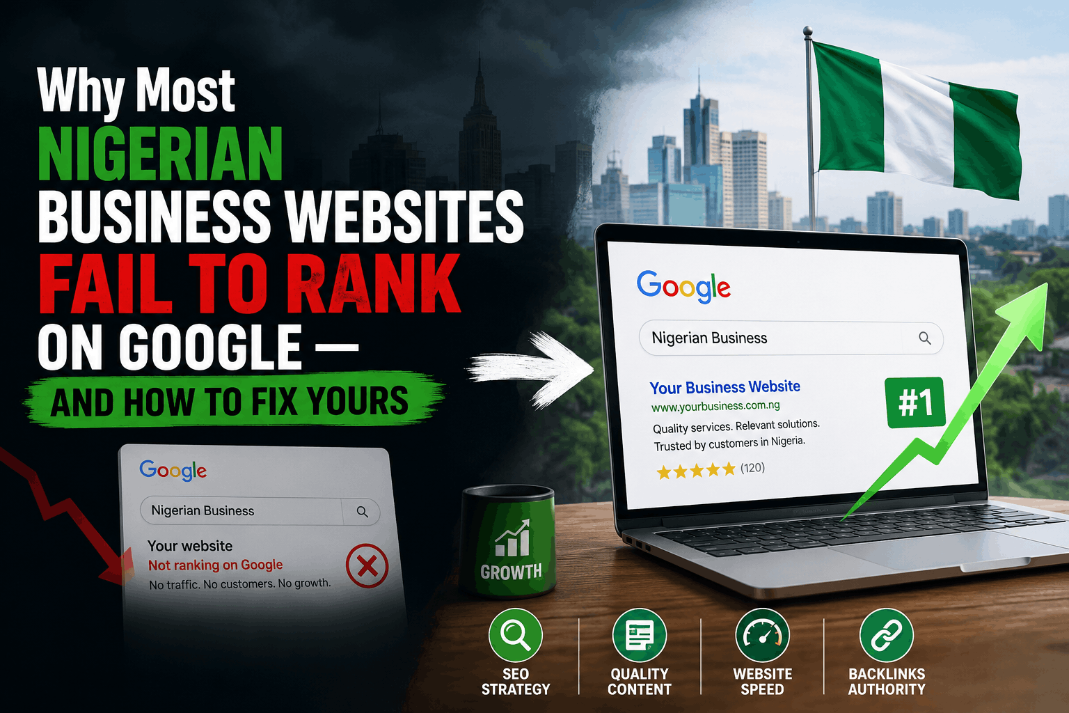 Why Most Nigerian Business Websites Fail to Rank on Google — And How to Fix Yours