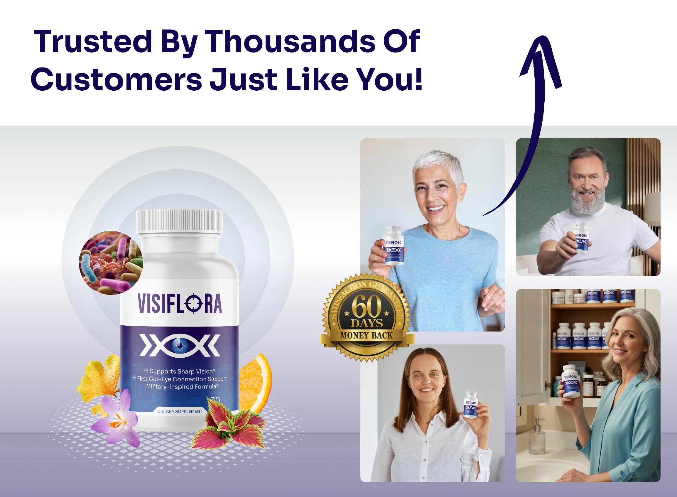 VisiFlora Vision Support — Advanced Pack (3 Bottles)