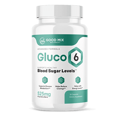 Gluco6 Blood Sugar Support — 3 Bottles (90-Day Supply)