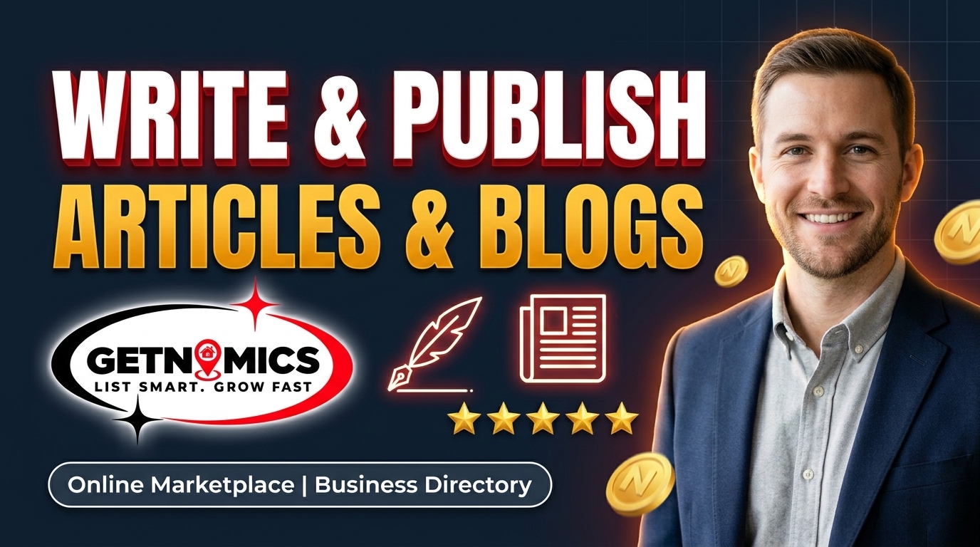 How to Write & Publish Promotional Articles on GetNomics (Step-by-Step Guide)