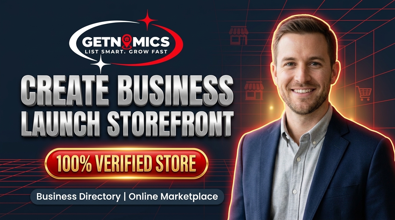 How to Register & Create a Commercial Business Storefront on GetNomics (Step-by-Step Guide)