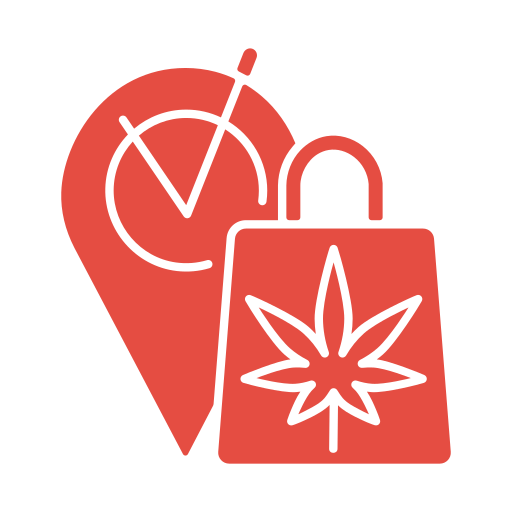 Cannabis Dispensaries and CBD Stores icon