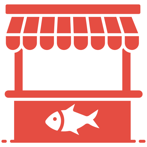 Fish Markets and Seafood Vendors icon