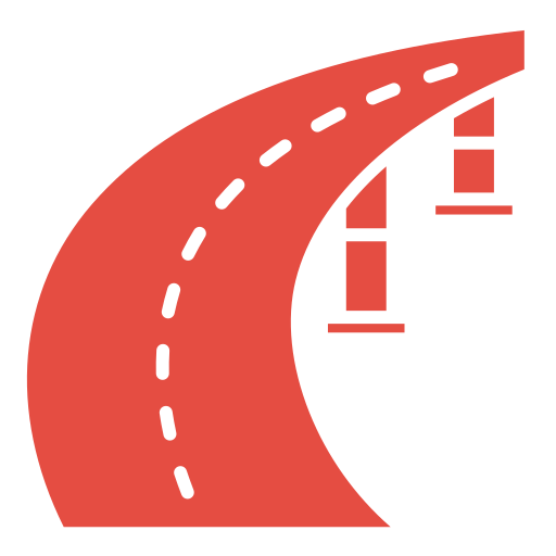 Road, Highway and Bridge Construction icon